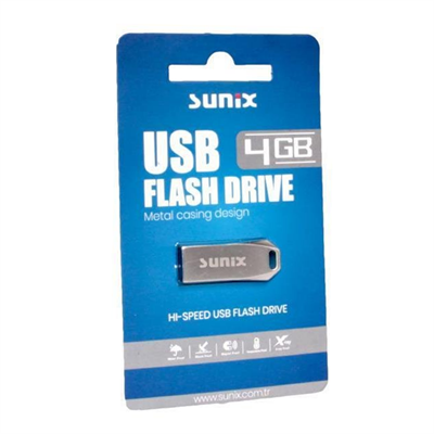 Sunix 4 GB Metal USB Flash Bellek 