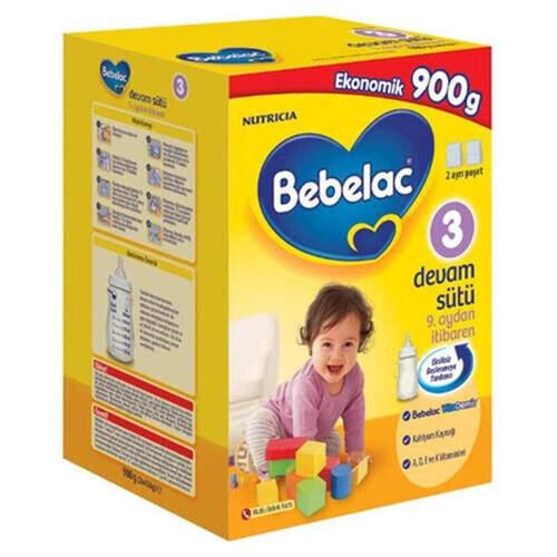 Bebelac 3 Cocuk Devam Sutu (9 - 12 Ay Cocuklar Icin) 900 G Lik Kutu
