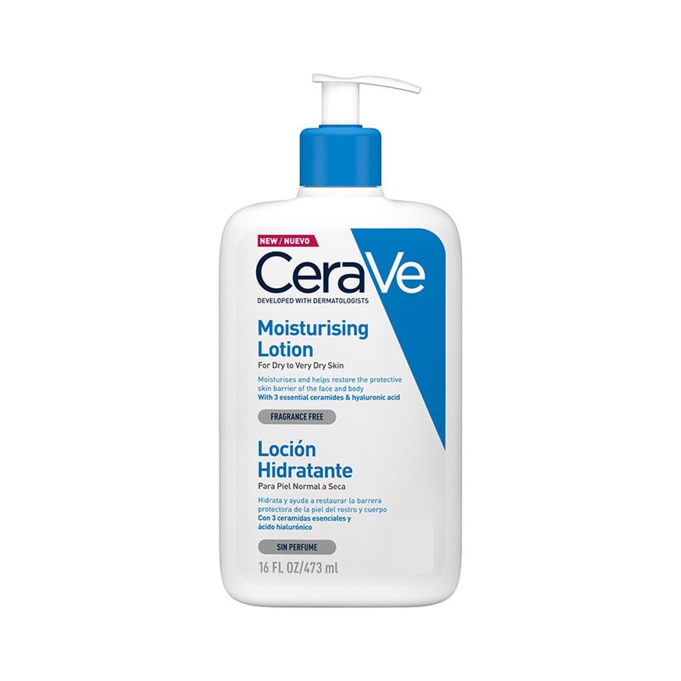 CeraVe Kuru ve Çok Kuru Ciltler için Yağsız Yüz ve Vücut Nemlendirici Losyon 473 ml