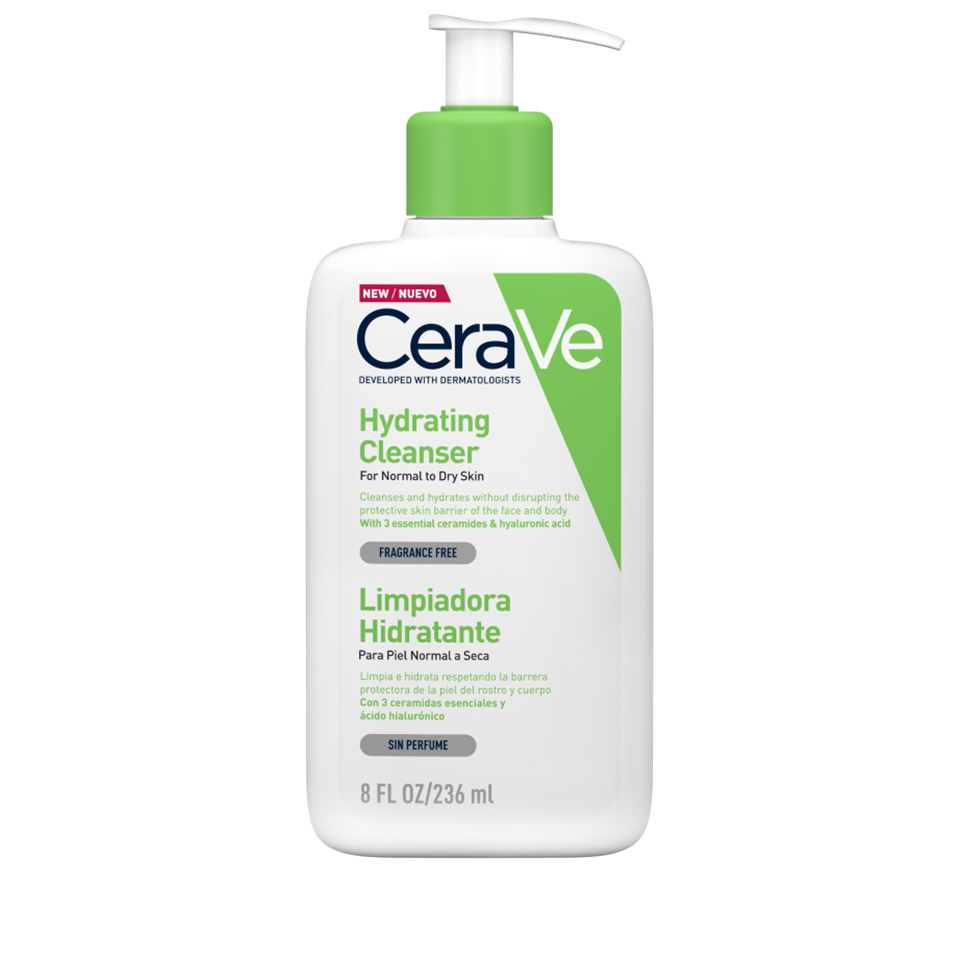 CeraVe Normal ve Kuru Ciltler için Nemlendiren Temizleyici 236 ml