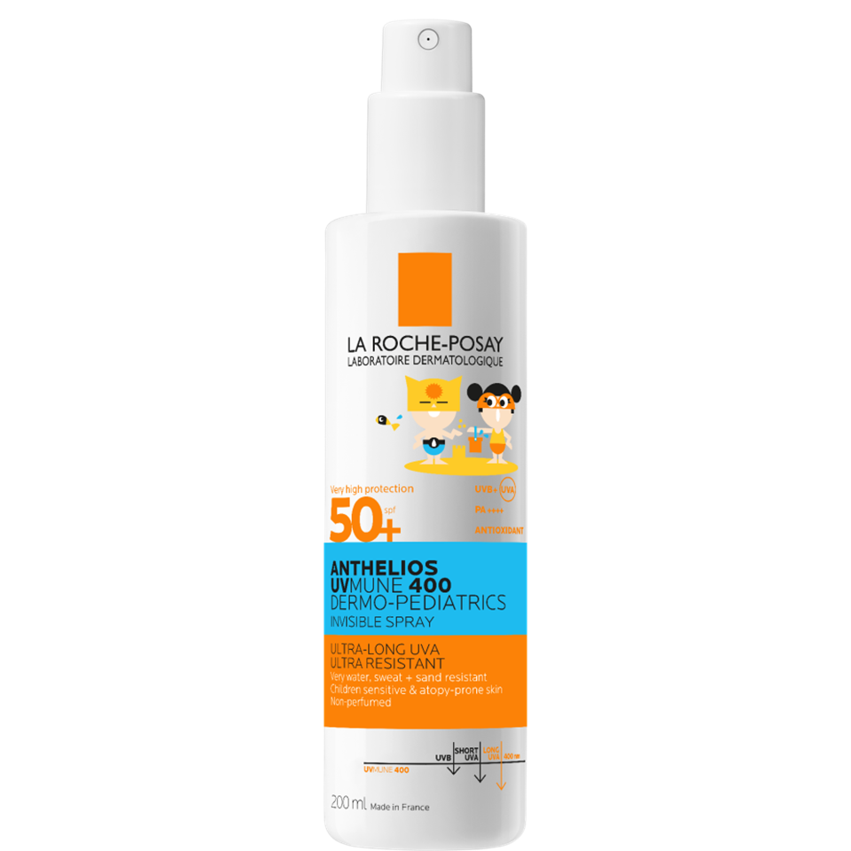 La Roche-Posay Anthelios Dermo Pediatrics İnvisible Sprey SPf 50+ 200 ml Çocuk yüz Güneş Koruyucu
