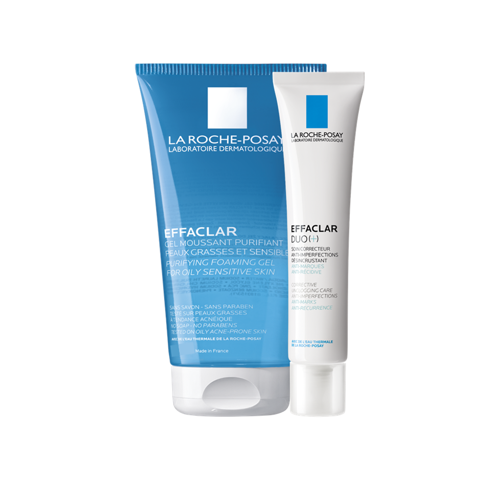 La Roche-Posay Effaclar Gel 50 ml + La Roche-Posay Effaclar Duo+ 15 ml Akneye Eğilimli Ciltler için Tanışma Kiti