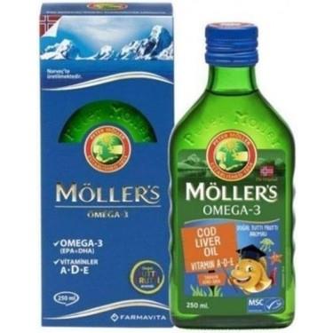 Möller's Omega-3 Balık Yağı Şurubu Tutti Frutti 250 ml