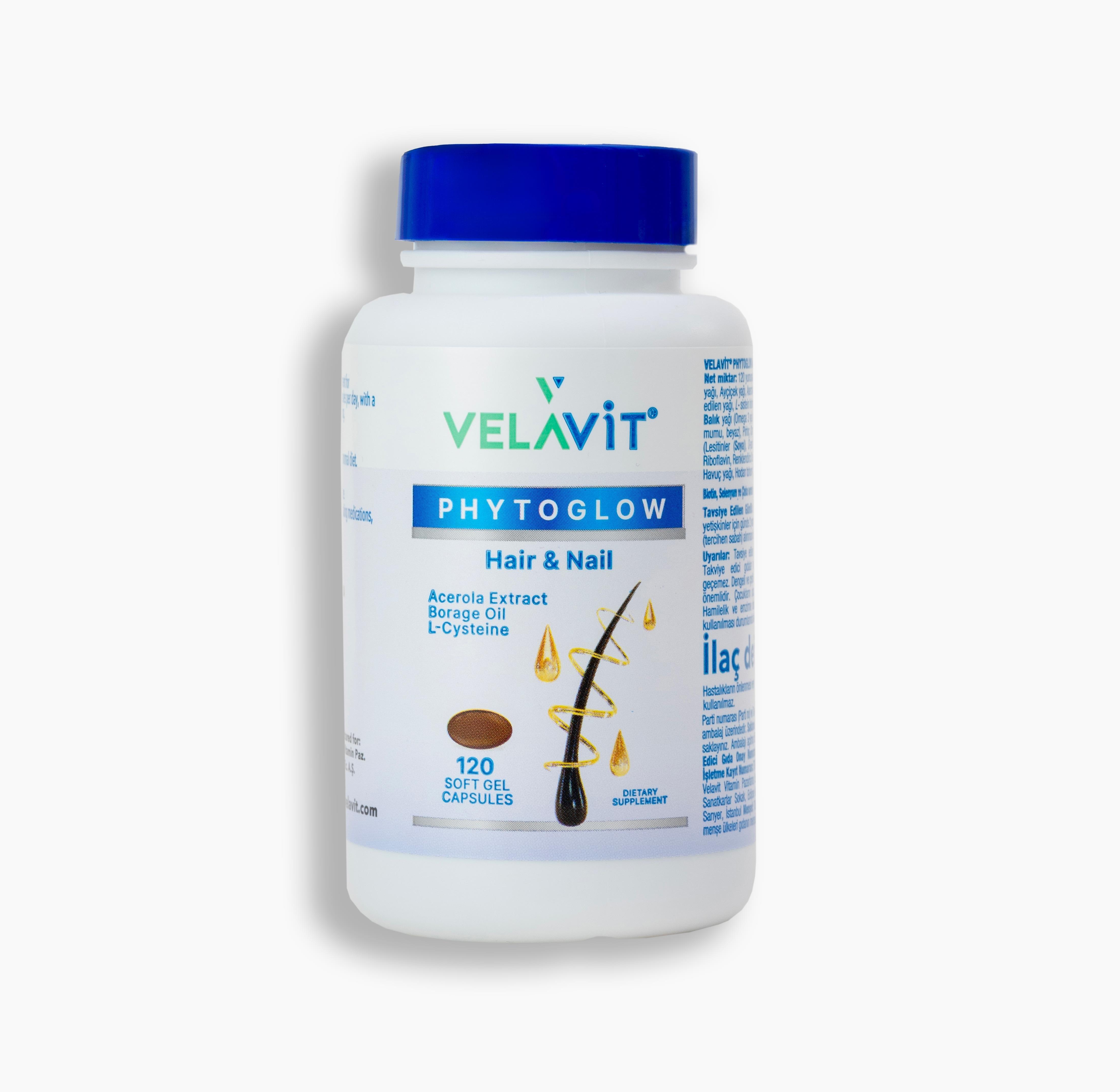 Velavit® Phytoglow-Hair&Nail 120 Softgel