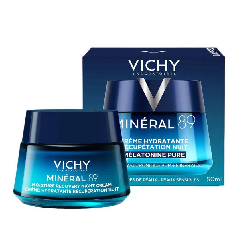 Vichy Mineral 89 Melatonin İçeren Yenileyici Gece Kremi 50ml Yeni