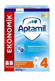 Aptamil 4 Cocuk Devam Sutu (1-2 Yas Cocuklar Icin) 900 G Lik Kutu