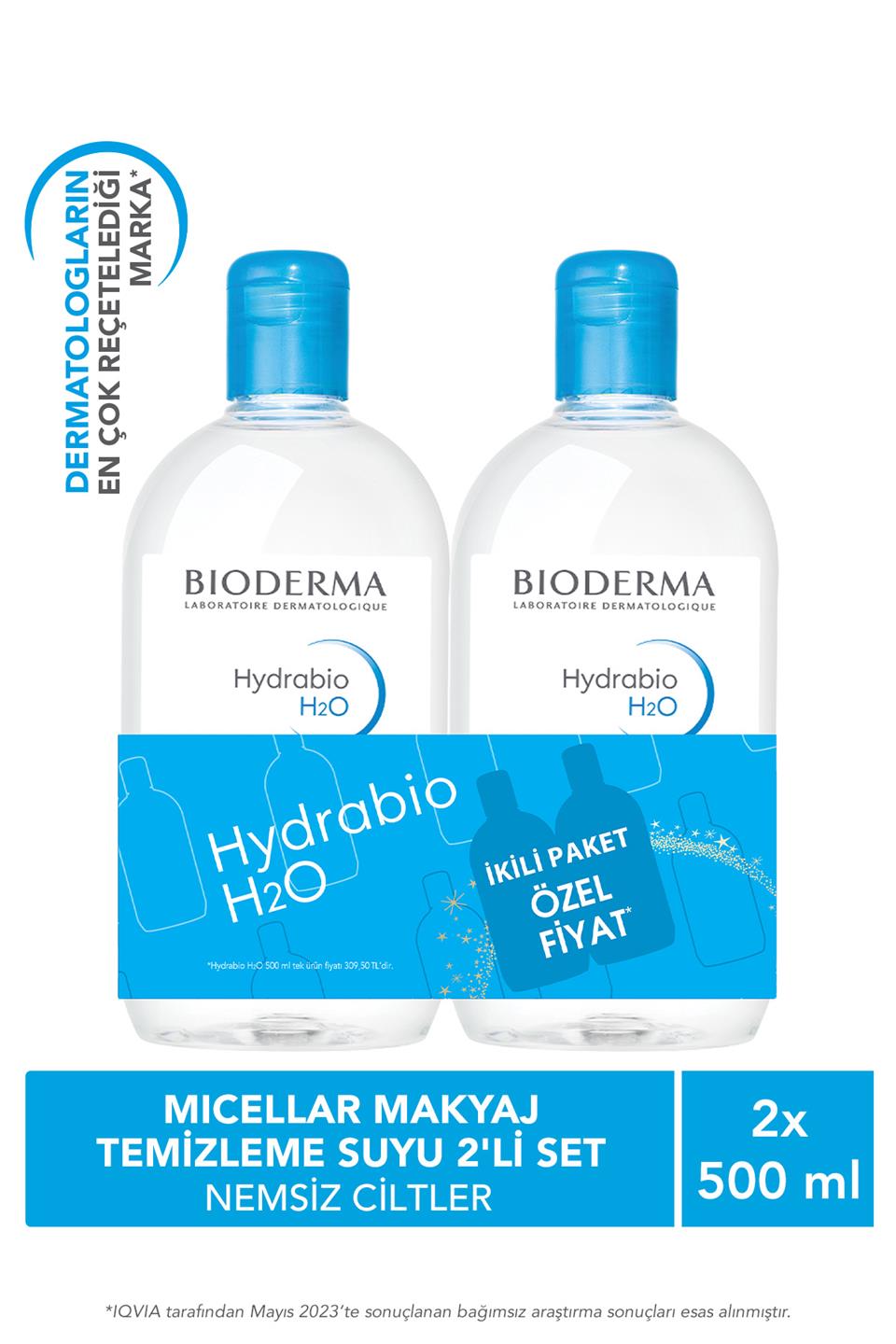 Bioderma Hydrabio H2O 500 ml İkiz Kofre