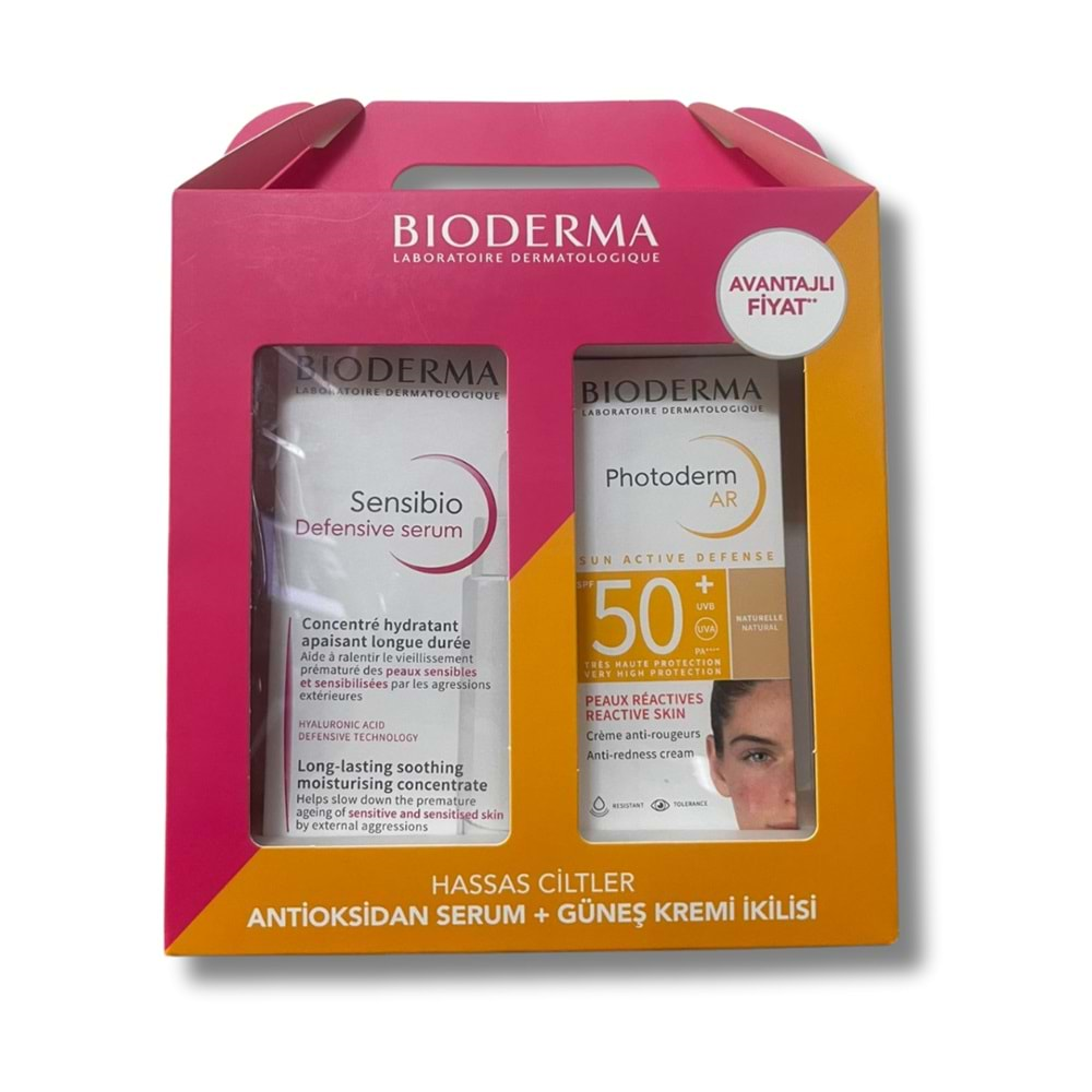 Bioderma Photoderm Ar Spf50+&Sensibio Defensive Serum Kofre