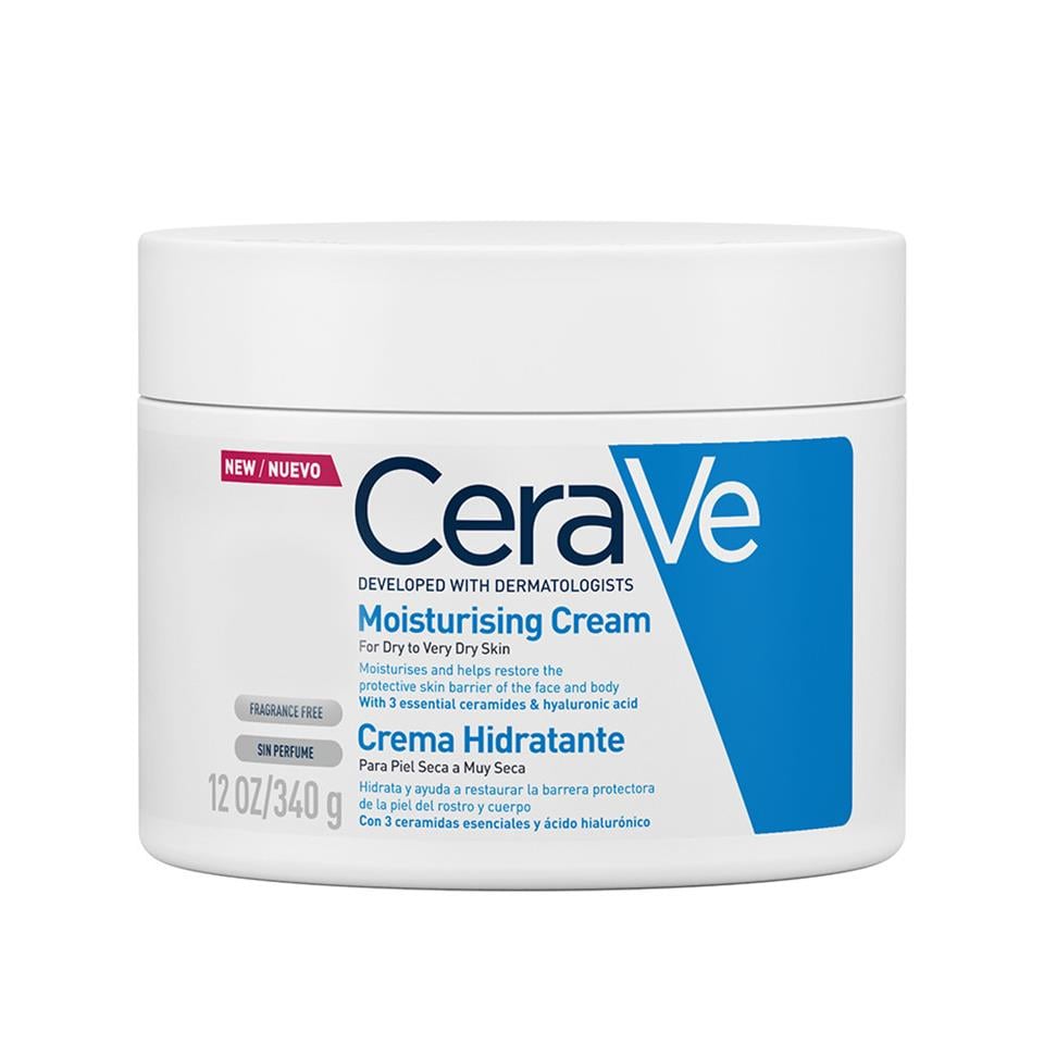CeraVe Kuru ve Çok Kuru Ciltler için Yağsız Yüz ve Vücut Nemlendirici Krem 340 gr