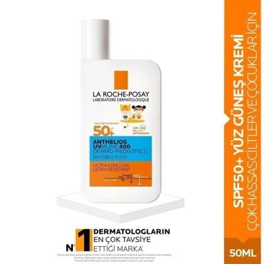 La Roche-Posay Anthelios Dermo Pediatrics Uvmune Fluid Spf 50+ 50ml     