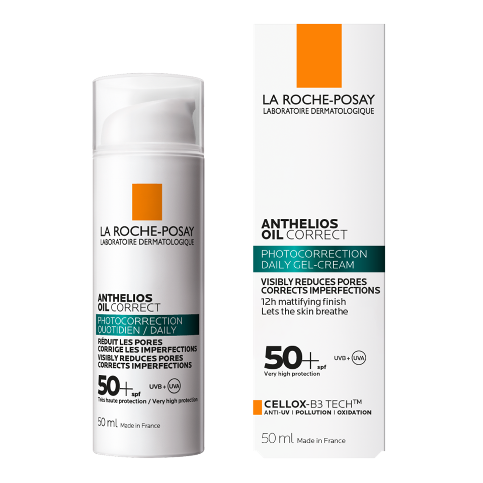 La Roche-Posay Anthelios Oil Correct Yağlı ve Düzensiz Ciltler İçin Yüz Güneş Kremi 50 ml