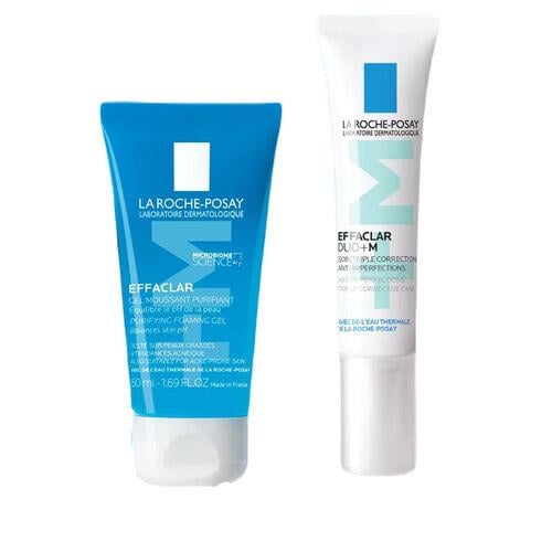 La Roche-Posay Effaclar Duo (+) 15ml & Effaclar Jel 50ml Yağlı/Akneye Eğilim Gösteren Ciltler İçin Tanışma Kiti