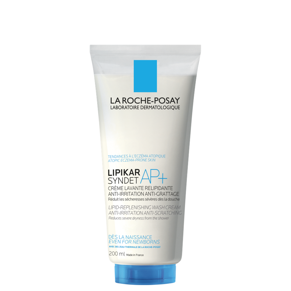 La Roche-Posay Lipikar Syndet AP+ Çok Kuru ve Atopiye Eğilim Gösterebilen Ciltler için Bebek, Çocuk, Yetişkin Vücut Yıkama Jeli 200 ml