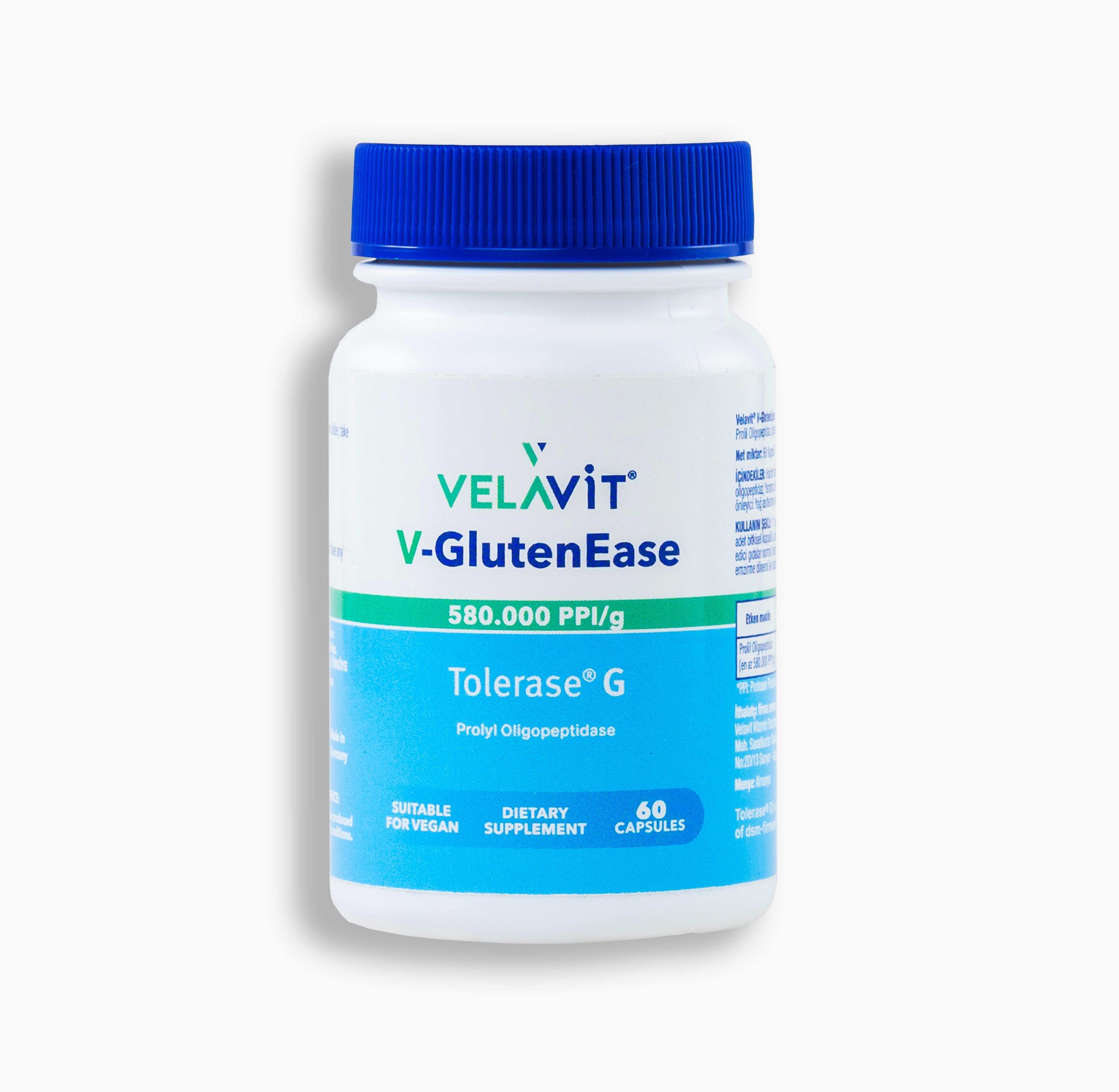 Velavit® V-Glutenease 60 Kapsül