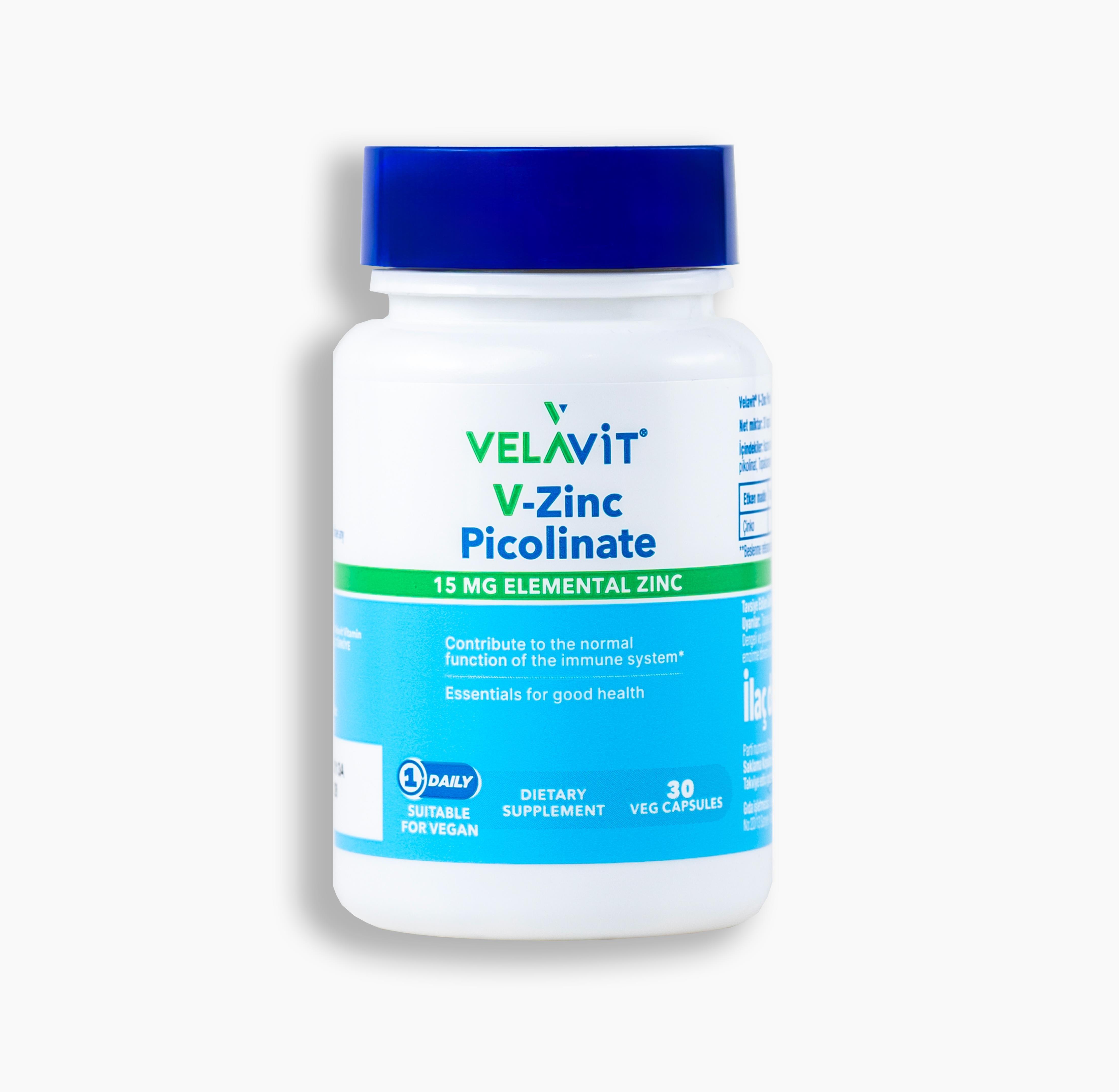 Velavit® V-Zinc Picolinate 30 Kapsül