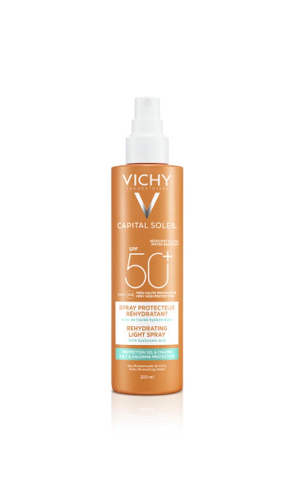 Vichy Capital Soleil Rehidrating light Spray SPF50+ 200 ML