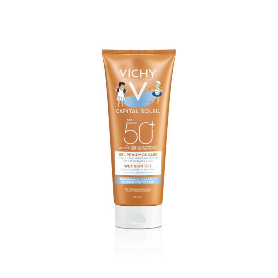 Vichy Capital Soleil SPF50+ Çocuklar için Yüz ve Vücut Sütü 200 ml