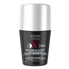 Vichy Deo Roll-On Homme 72h invis 50ml - Siyah Gri Kapak