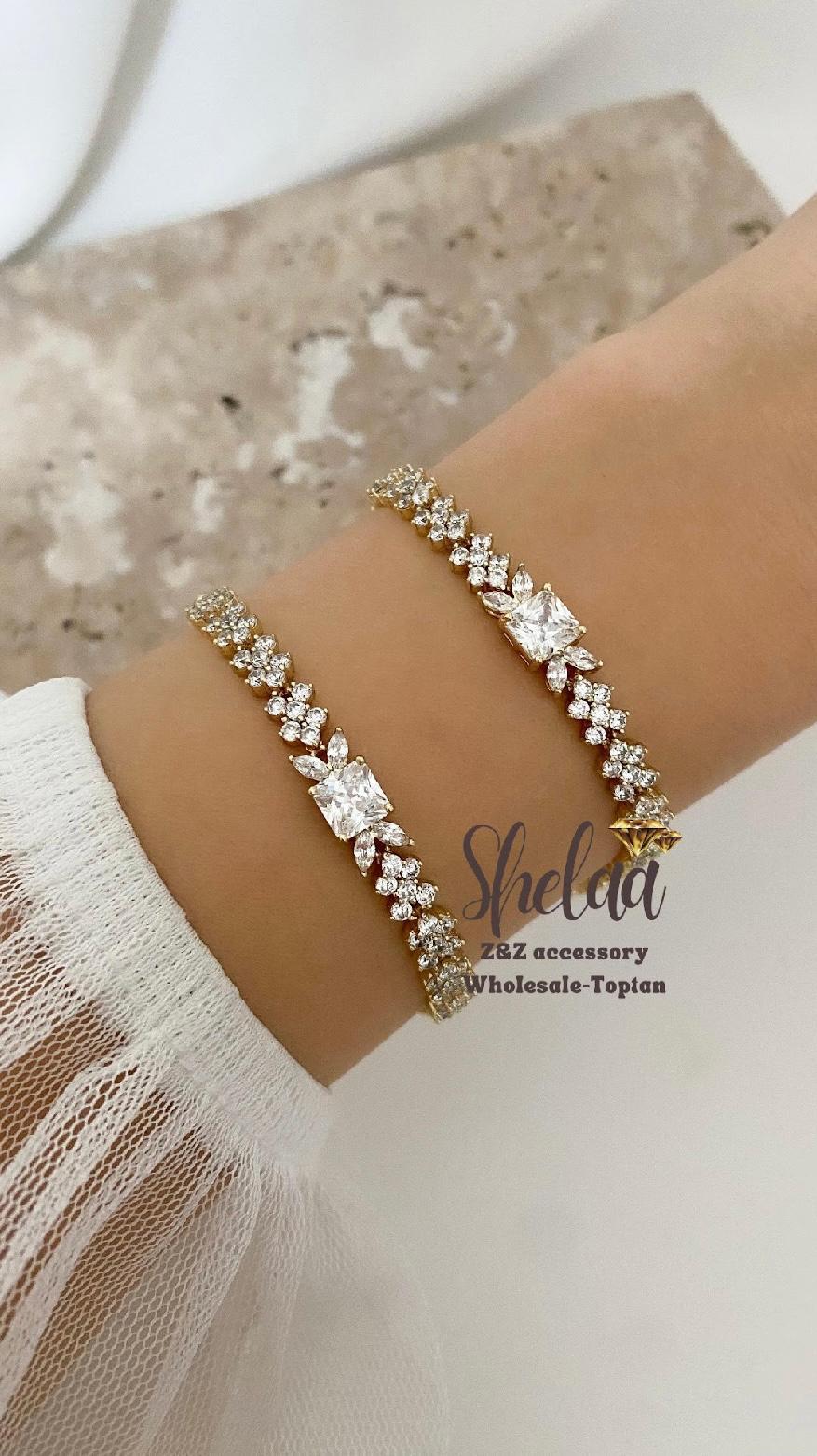 10637 14K Altın Renk Kuyumcu Model Xuping Bileklik