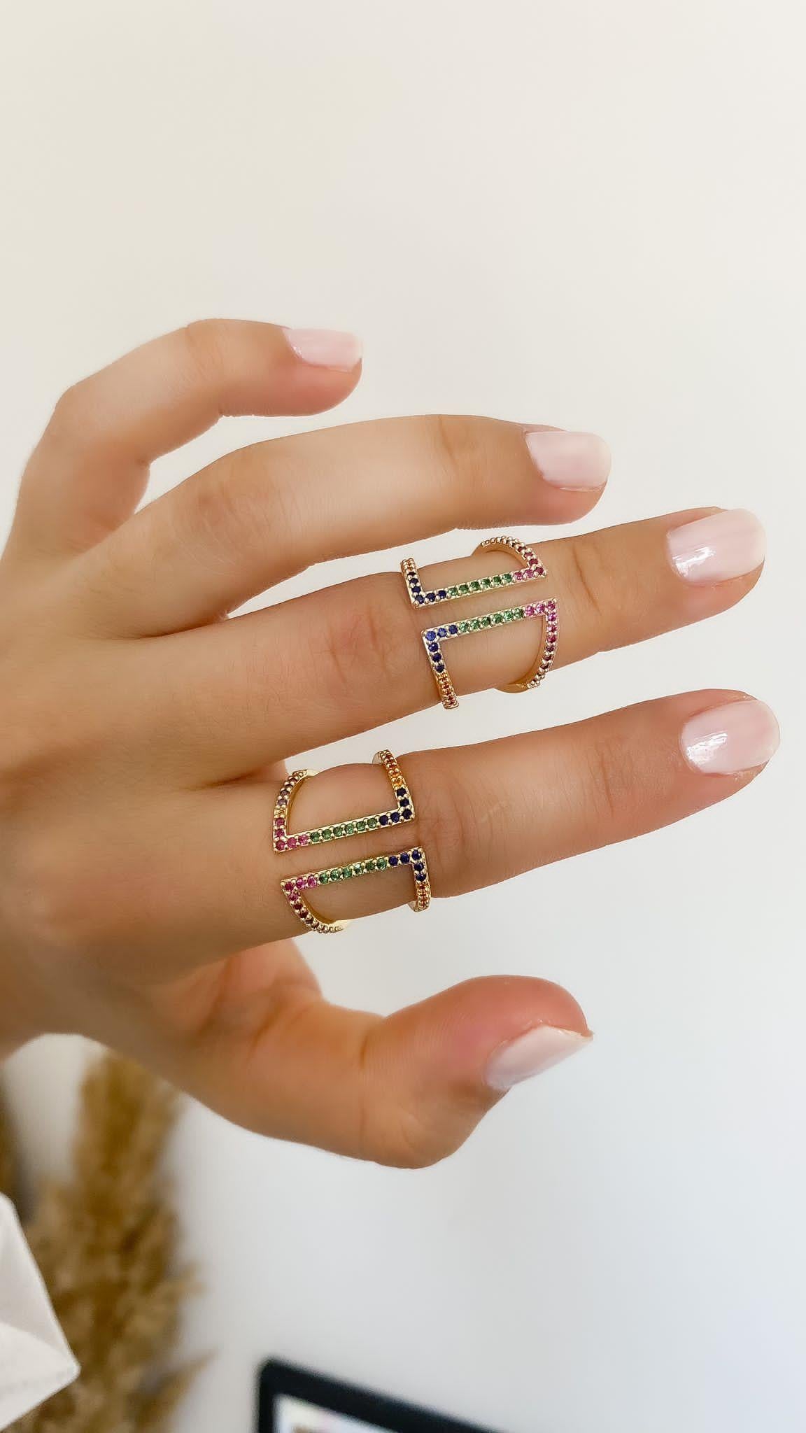 5727 14 Ayar Altın Kaplama Yüzük 
