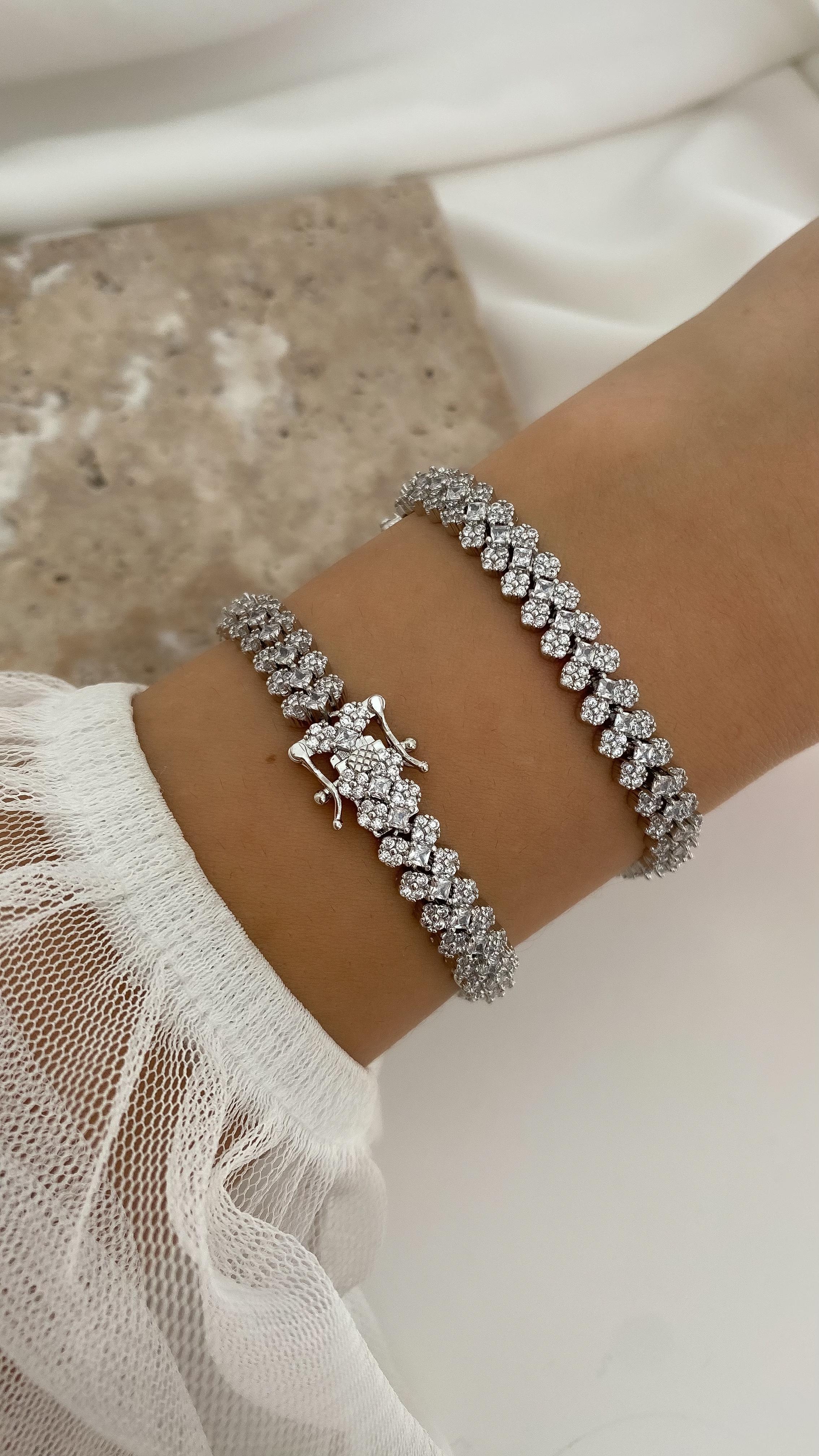 6294 Vip Zircon Bileklik 