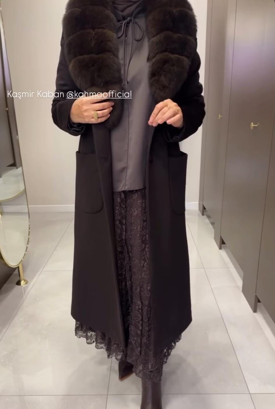 KAHMA YAKASI KÜRKLÜ KABAN