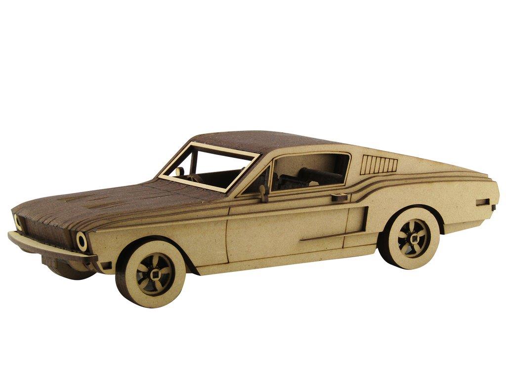 1968 Ford Mustang Araba Maketi | Basit Seviye
