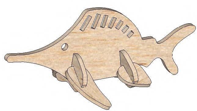 Basit Seviye Deniz CanlılarıMini Balık Maketi | Basit Seviye3D Sergi