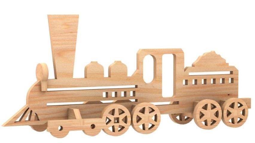 Basit Seviye TrenlerBuhar Treni Maketi | Basit Seviye3D Sergi