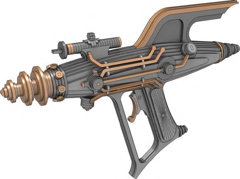 İleri Seviye Bilim Kurgu FilmChaoticla Ray Gun Bilim Kurgu Film Maketi | İleri Seviye3D Sergi