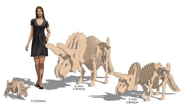 İleri Seviye DinazorlarTriseratops Dinazor Maketi | İleri Seviye3D Sergi