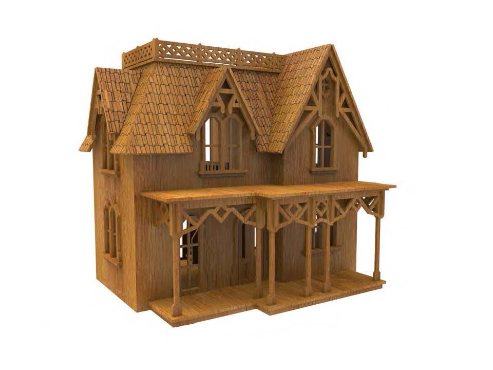 İleri Seviye EvlerBarbi Oyun Evi Villa 7 Ev Maketi | İleri Seviye3D Sergi