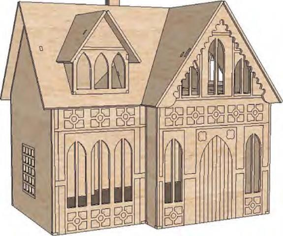 İleri Seviye EvlerBarbi Oyun Evi Villa 11 Ev Maketi | İleri Seviye3D Sergi