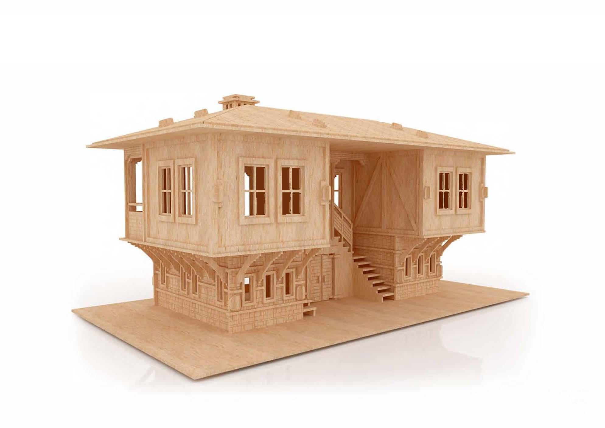 İleri Seviye EvlerEski Evler Ev Maketi | İleri Seviye3D Sergi