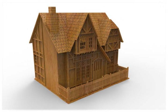 İleri Seviye EvlerLouisa Lane Drew Ev Maketi | İleri Seviye3D Sergi