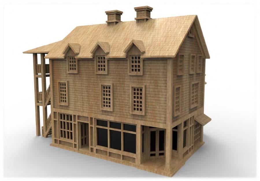 İleri Seviye EvlerOtel Ev Maketi | İleri Seviye3D Sergi