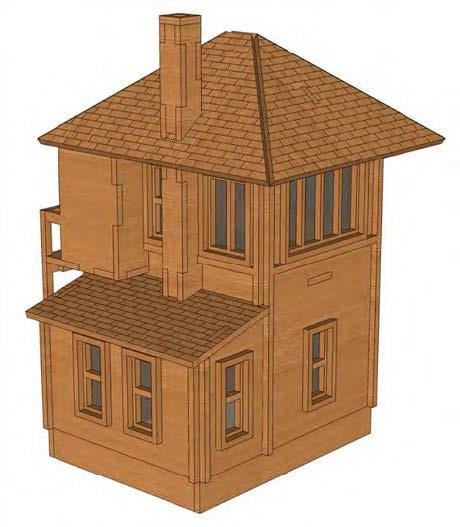 İleri Seviye EvlerSinyal Kulesi Ev Maketi | İleri Seviye3D Sergi