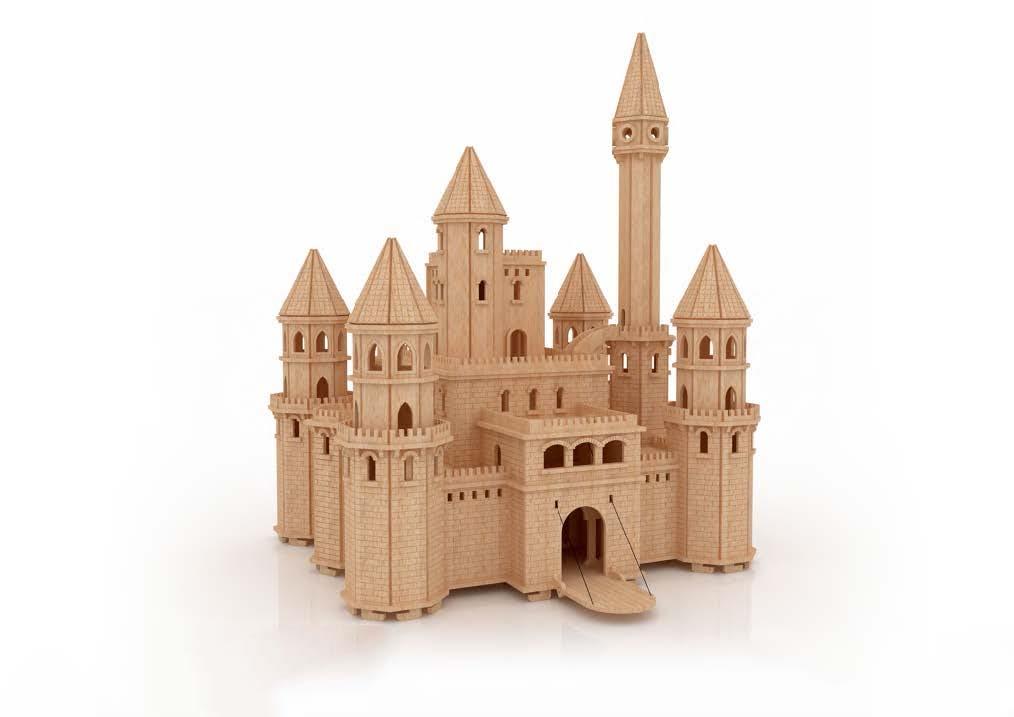 İleri Seviye Kale & SaraylarMasal Şatosu Kale & Saray Maketi | İleri Seviye3D Sergi