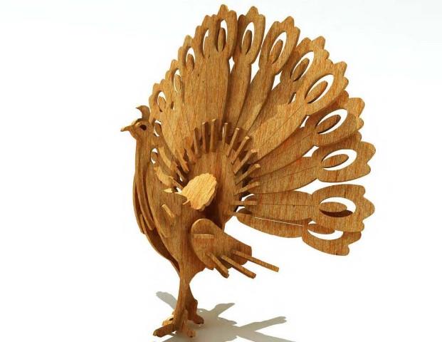 İleri Seviye Kuş TürleriTavus Kuşu Kuş Maketi | İleri Seviye3D Sergi