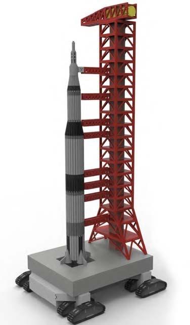 İleri Seviye Uzay AraçlarıSaturn V Fırlatma Uzay Aracı Maketi | İleri Seviye3D Sergi