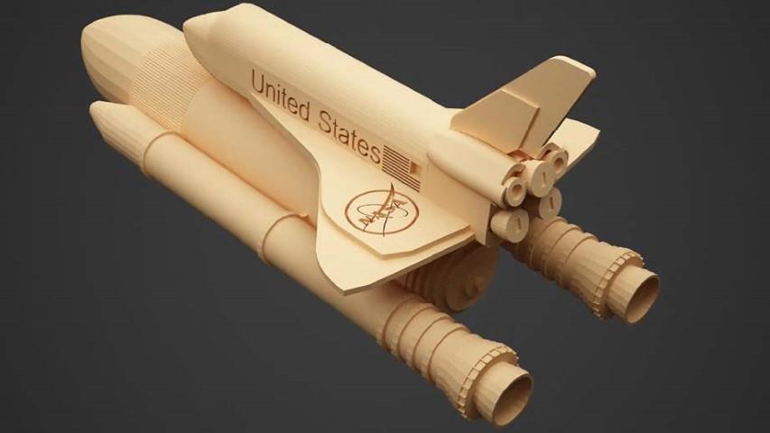 İleri Seviye Uzay AraçlarıUS Space Shuttle Uzay Aracı Maketi | İleri Seviye3D Sergi