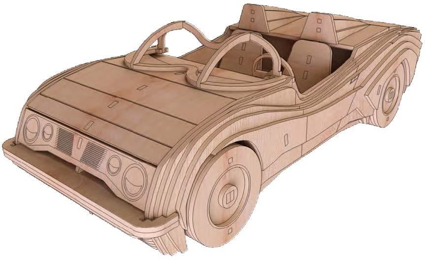 Malibu Cruiser Araba Maketi | Orta Seviye