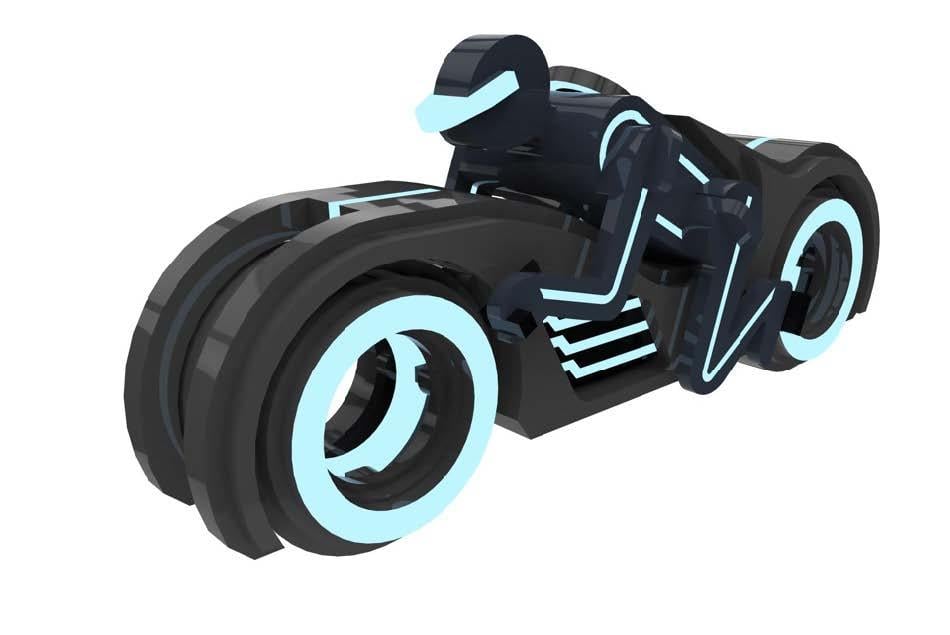 Orta Seviye Bilim Kurgu FilmTrron Bike Bilim Kurgu Film Maketi | Orta Seviye3D Sergi