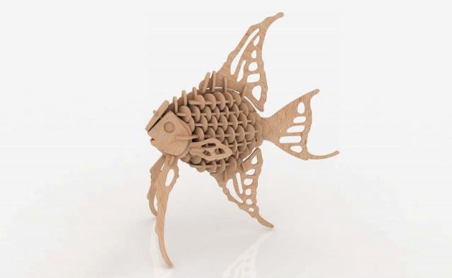 Orta Seviye Deniz CanlılarıMelek Balığı Maketi | Orta Seviye3D Sergi