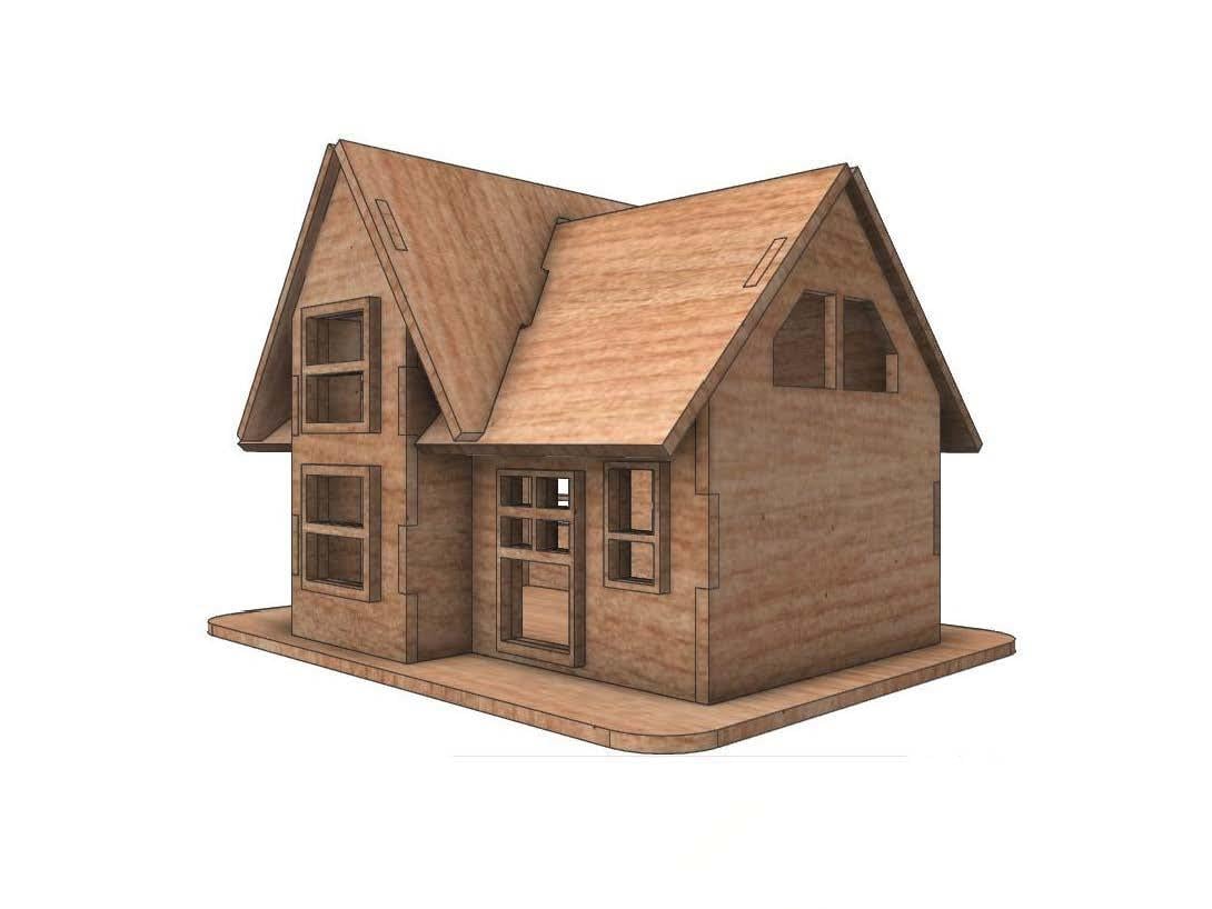 Orta Seviye EvlerKüçük Ev Maketi | Orta Seviye3D Sergi