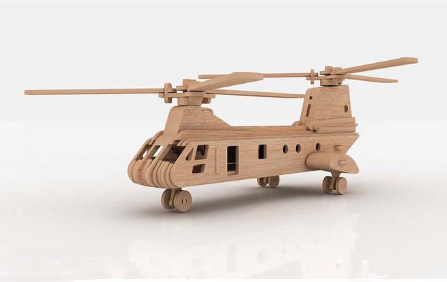 Orta Seviye Hava TaşıtlarıBoeinge Vertol CH-46 Sea Knight Helikopter Hava Taşıtı Maketi | Orta Seviye3D Sergi