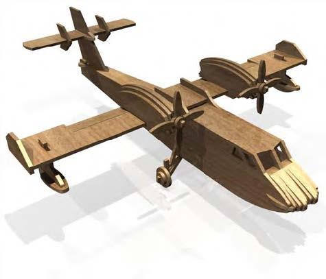 Orta Seviye Hava TaşıtlarıKanadaAir CL-215 Hava Taşıtı Maketi | Orta Seviye3D Sergi