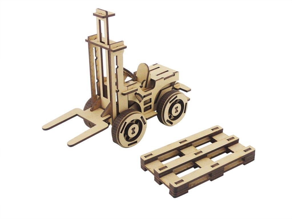 Orta Seviye İş MakineleriForklift İş Makinesi Maketi | Orta Seviye3D Sergi