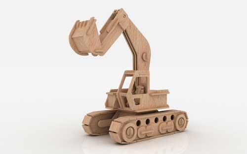 Orta Seviye İş MakineleriKepçe İş Makinesi Maketi | Orta Seviye3D Sergi