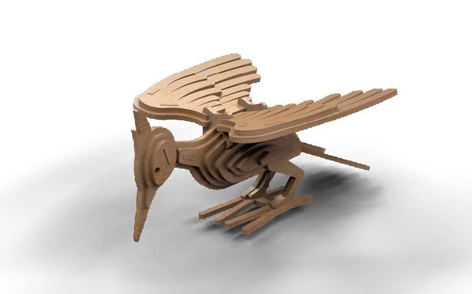 Orta Seviye Kuş TürleriAğaçkakan 2 Kuş Maketi | Orta Seviye3D Sergi